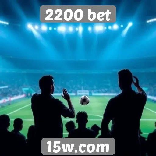 Apostas esportivas no 2200 bet atraem novos usuários